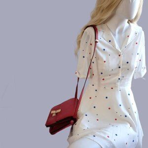 COPY - NWOT Polka dots white dress